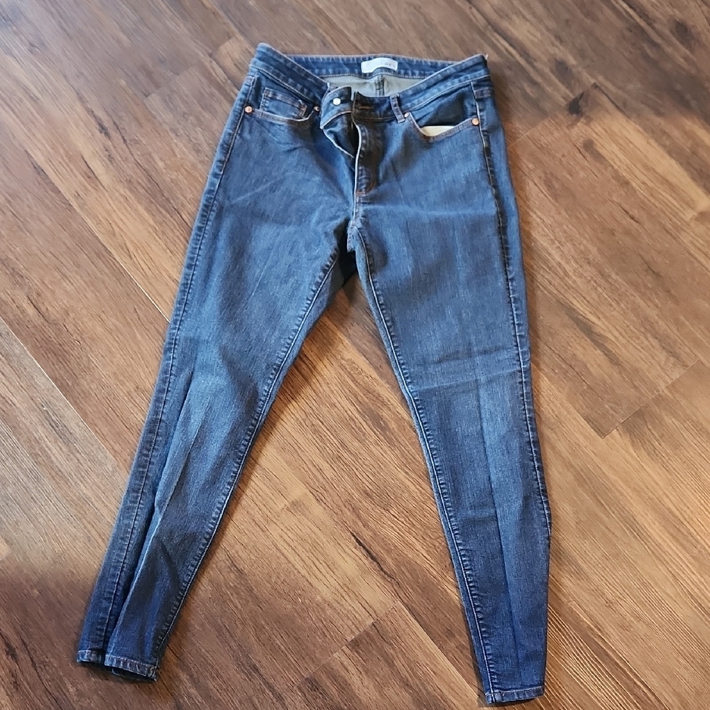 LOFT Blue Skinny Jeans Modern Fit